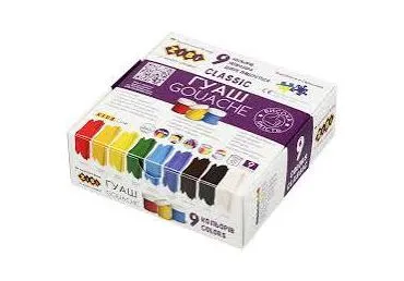Guaššvärvid ZIBI Kids Line 9 värvi 20ml