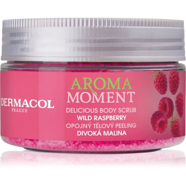 Dermacol Aroma Moment Wild Raspberry Keha suhkrukoorija vaarika lõhnaga 200 g