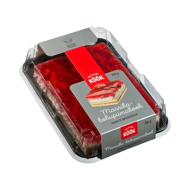 Maasika-kohupiimakook, SELVERI KÖÖK, 780 g