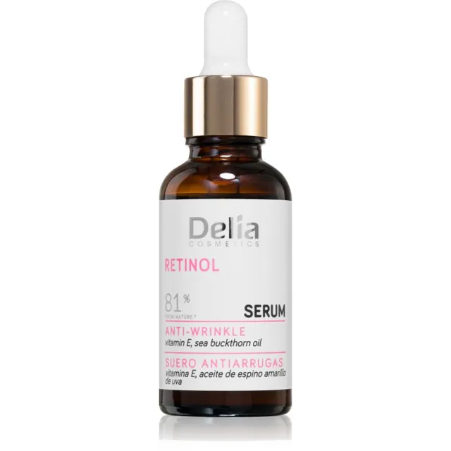 Delia Cosmetics Retinol Anti-Wrinkle Serum Kortsudevastane seerum retinooliga 30 ml
