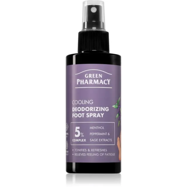Green Pharmacy Foot Care Cooling Deodorizing Foot Spray Deodorant jalalabadele 150 ml