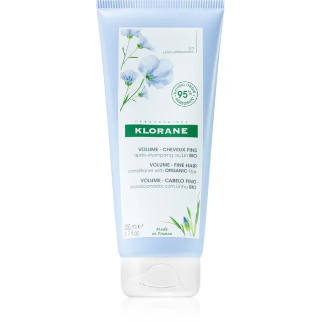 Klorane Flax Fiber Palsam õhukestele ja peadligi hoidvatele juustele 200 ml