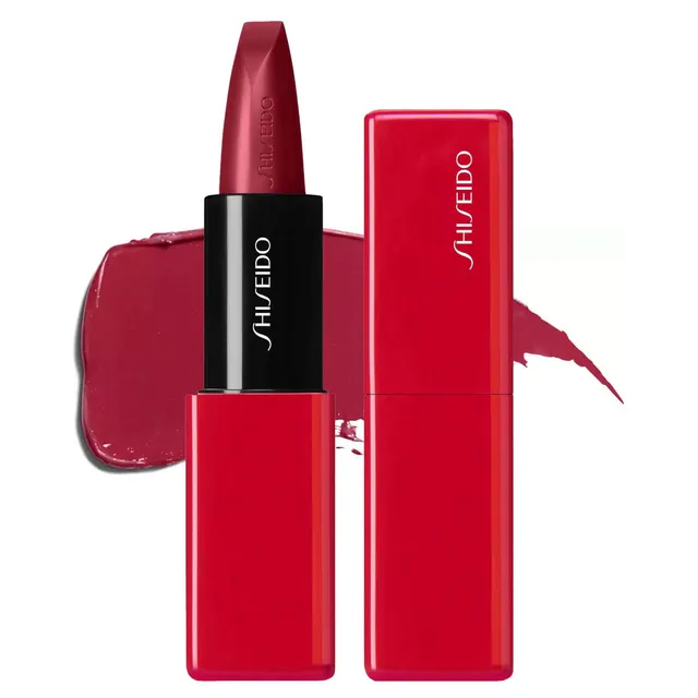 SHISEIDO TechnoSatin Gel Lipstick No.411 Scarlet Cluster 3.3g