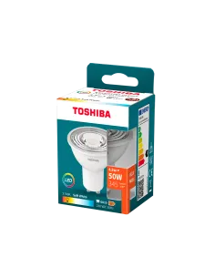 Toshiba LED 4,5W (50W) GU10 soe valge 385lm