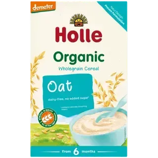 Holle täistera kaerahelbepuder 250 g, öko, alates 6-elukuust