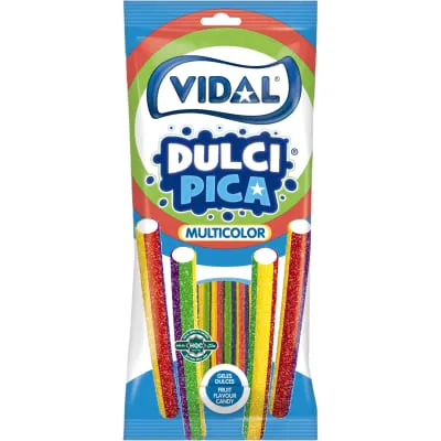 Kummikomm Sour Rainbow Pencils Vidal 90g