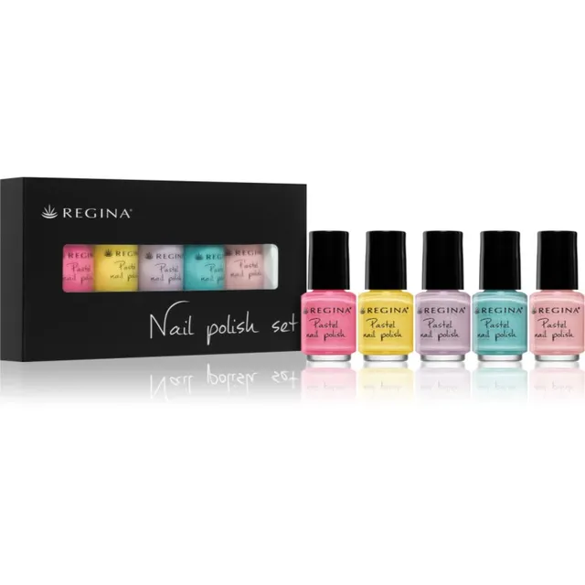 Regina Pastel Küünelakikomplekt rohkem värvitoone 113, 143, 57, 144, 145 5x4 ml