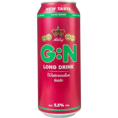 Muu alk. jook G:N Watermelon 5,5% 0,5l