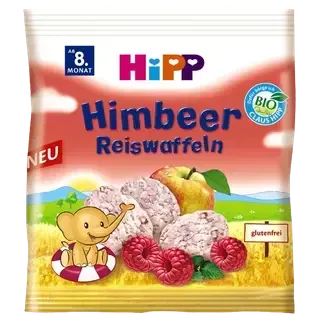 Hipp vaarika riisivahvlid BIO 30 g 8k