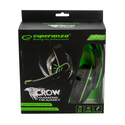 Mängija kõrvaklapid Crow(punane)