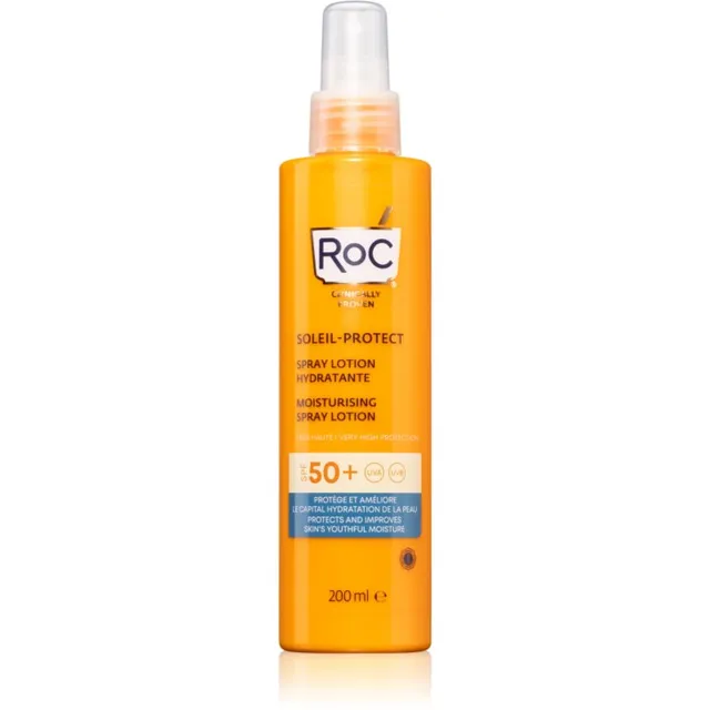 RoC Soleil Protexion+ Moisturising Spray Lotion Niisutav päevituspihusti SPF 50+ 200 ml
