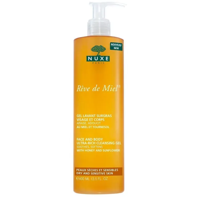 NUXE Reve De Miel Face And Body Ultra-Rich Cleansing Gel 400ml