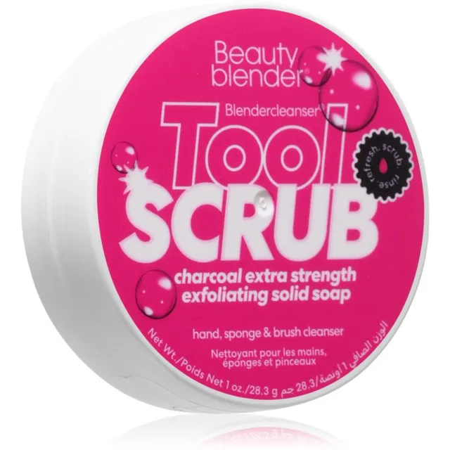 beautyblender® Tool Scrub Charcoal Tahke meigikäsnade ja -pintslite puhastusvahend 28.3 g