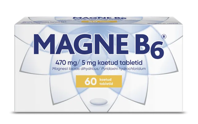 MAGNE B6 KAETUD TBL 5MG+470MG N60