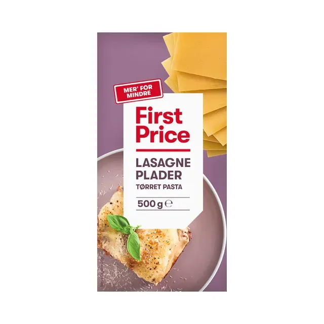 Lasanjelehed, FIRST PRICE, 500 g