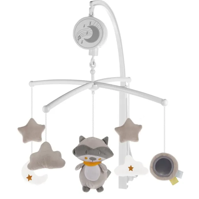 Zopa Music Mobile Raccoon karussell lapsevoodi kohale meloodiaga 1 tk