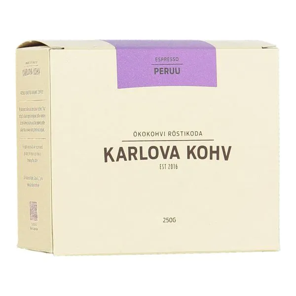 Kohvioad Peruu espresso 250g