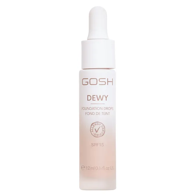 GOSH Dewy Foundation Drops SPF15 No.004 Fair 12ml