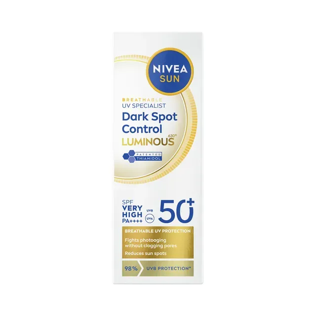 Näokreem Spot Control SPF50+, NIVEA SUN, 40 ml