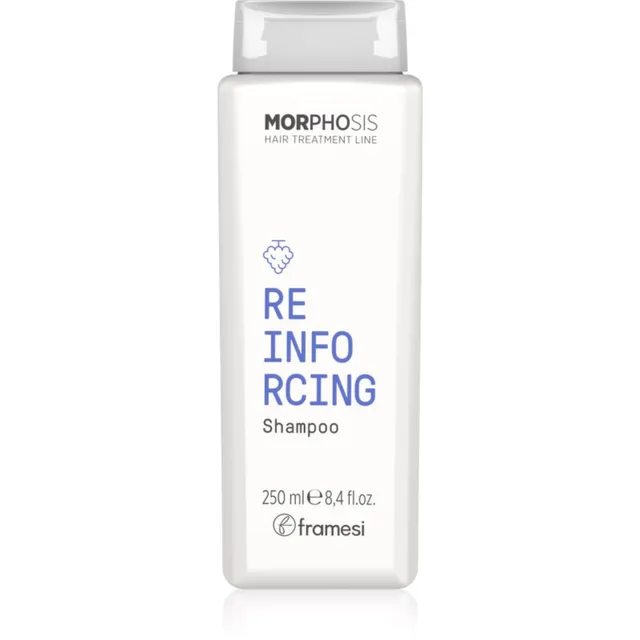 Framesi Morphosis Reinforcing Šampoon juuste kasvu toetamiseks ja juuste väljalangemise ärahoidmiseks rasusele peanahale 250 ml