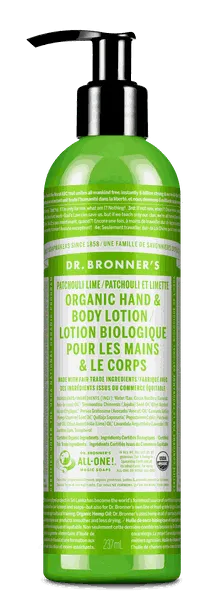 DR.BRONNER'S ökoloogiline kehapiim PATCHOULI-LIME