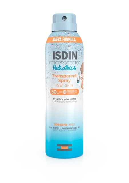 ISDIN PÄIKESEKAITSE AEROSOOL VEEKINDEL SPF50 LASTELE 250ML