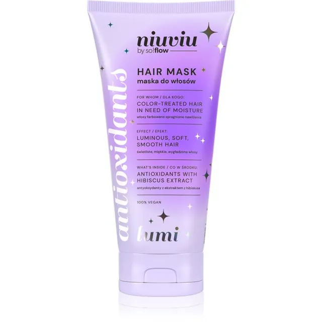 so!flow LUMI Hair Mask With Antioxidants Toitev mask värvitud juustele 200 ml