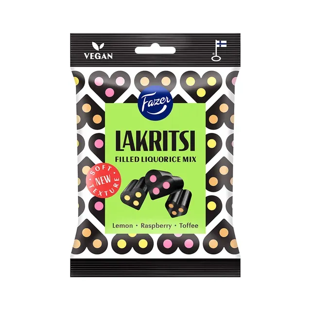 Kommipakk Lagrits Mix, FAZER, 140g