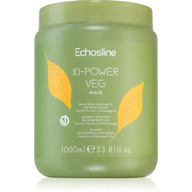 Echosline Ki-Power Veg Mask Taastav mask kahjustatud juustele 1000 ml