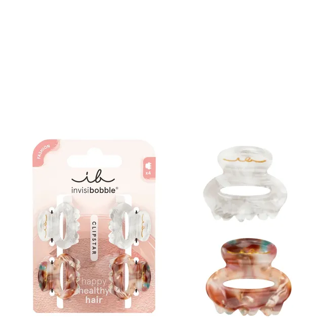 INVISIBOBBLE Clipstar Petit Bijoux The Stylish Hair Claw x4