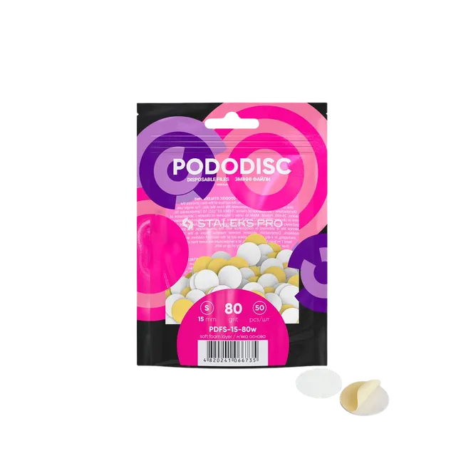 Staleks Pododisc Expert S pediküüri lihvkettad pehmendusega valge