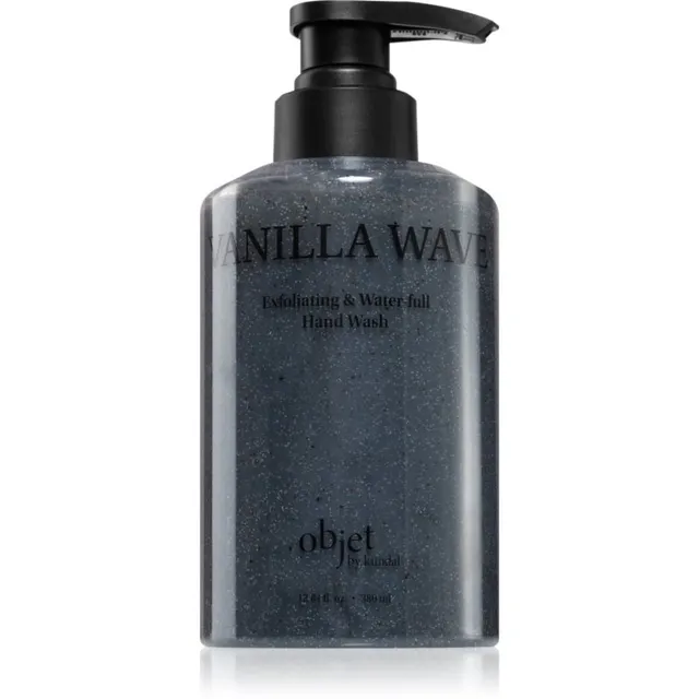 KUNDAL Objet Exfoliating & Waterfull Hand Wash Pehme käte vedelseep kooriva toimega lõhn Vanilla Wave 380 ml