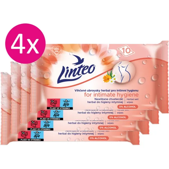 Linteo Personal hygiene Niisked salvrätikud