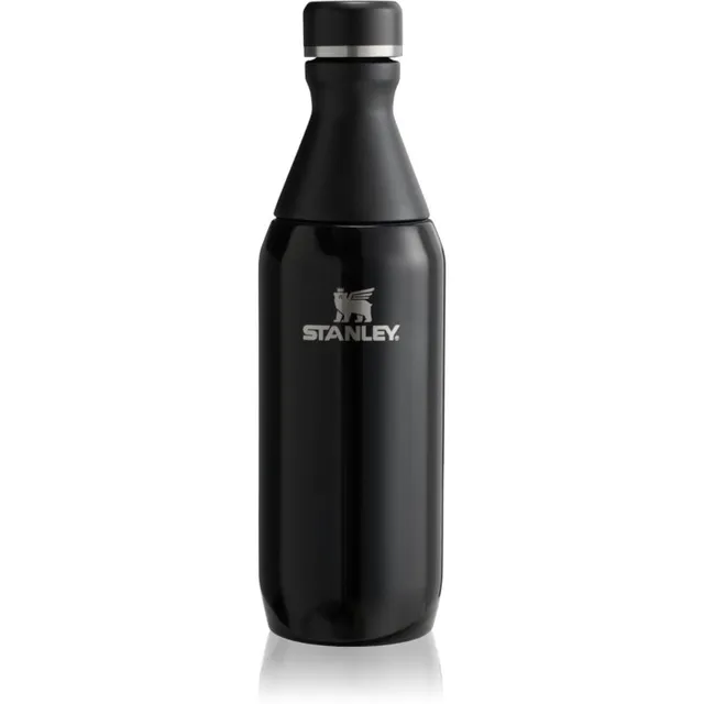 Stanley All Day Slim Bottle roostevabast terasest veepudel väike Black Gloss 1 tk