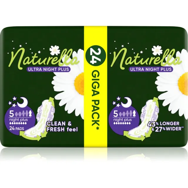 Naturella Ultra Night Plus hügieenisidemed öö 24 tk