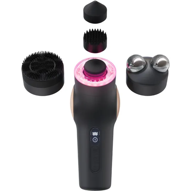 Therabody TheraFace PRO Massaažiseade näole värv Black/Gold 1 tk