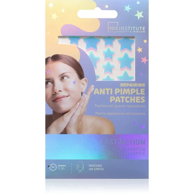 IDC Institute Anti Pimple Patches Puhastavad ribad näole aknenahale 28 tk