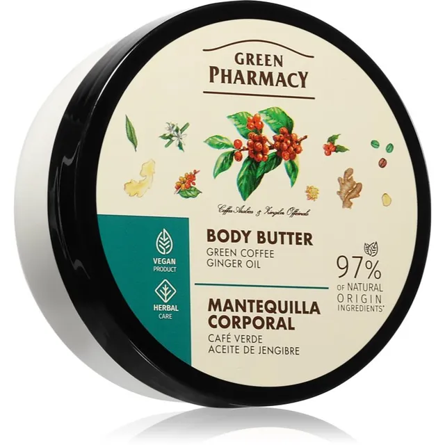 Green Pharmacy Green coffee & Ginger Oil Body butter Pinguldav kehavõi 200 ml