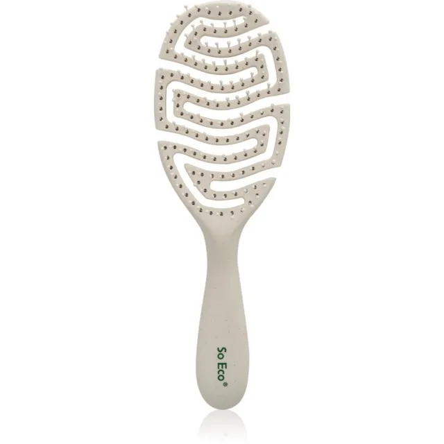 So Eco Flexi Curve Detangling Brush Ovaalne hari kammimise kergendamiseks 1 tk