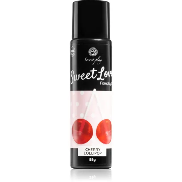 Secret play Sweet Love määrdegeel maitsega Cherry Lollipop 55 g