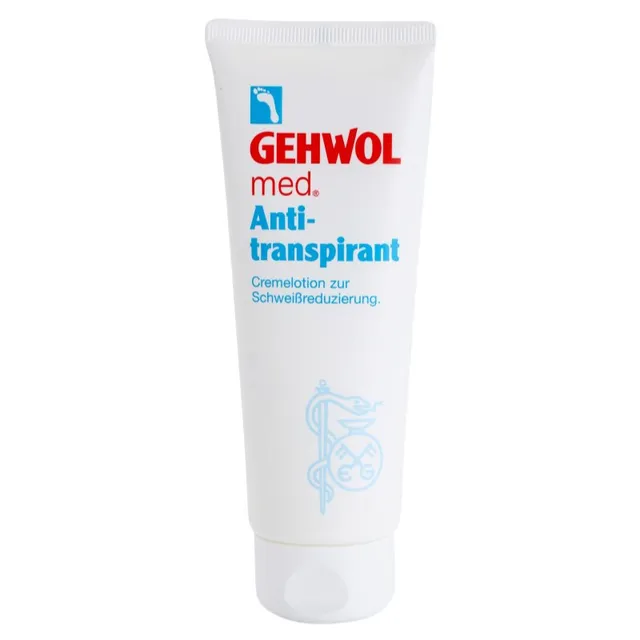 Gehwol MED. Higistamist vähendav kreem-antiperspirant jalgadele 125 ml