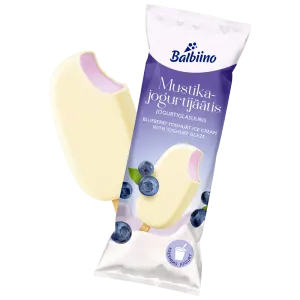 Mustika-jogurtijäätis jogurtiglasuuris, BALBIINO, 54 g