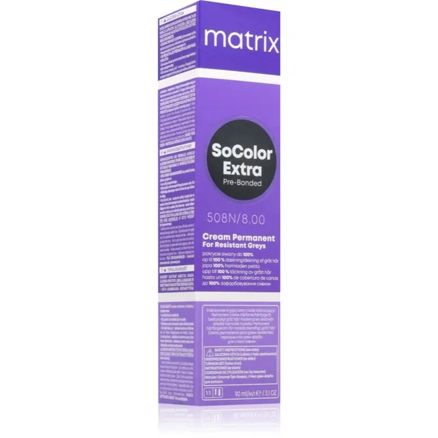 Matrix SoColor Extra Pre-Bonded Püsijuuksevärv varjund 508N 90 ml