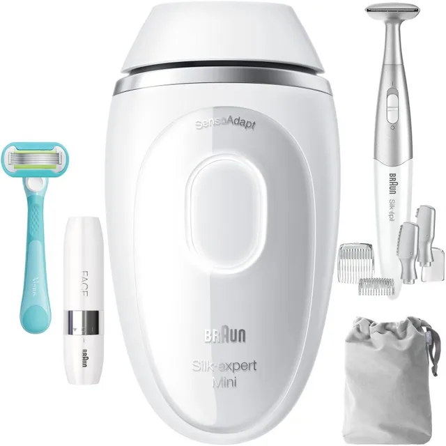 Braun IPL Silk·expert Mini PL1115 IPL epilaator kehale, näole, bikiinipiirkonnale ja kaenlaalustele 1 tk