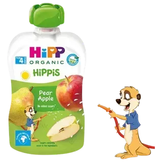 Hipp Hippis pirni- ja õunapüree 100 g, öko, alates 4-elukuust