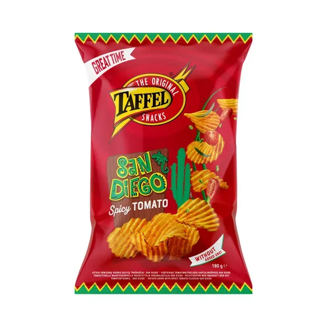 Tomatimaitselised San Diego kartulilaastud, TAFFEL, 180g