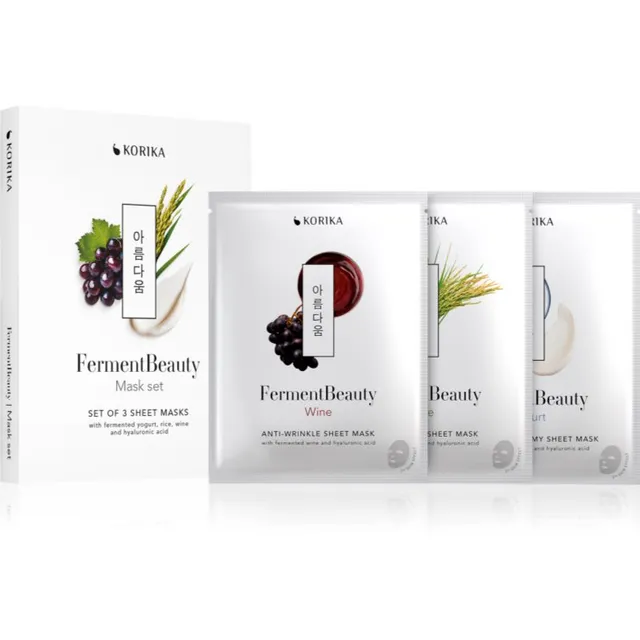 KORIKA FermentBeauty Mask Set Näomaskide komplekt