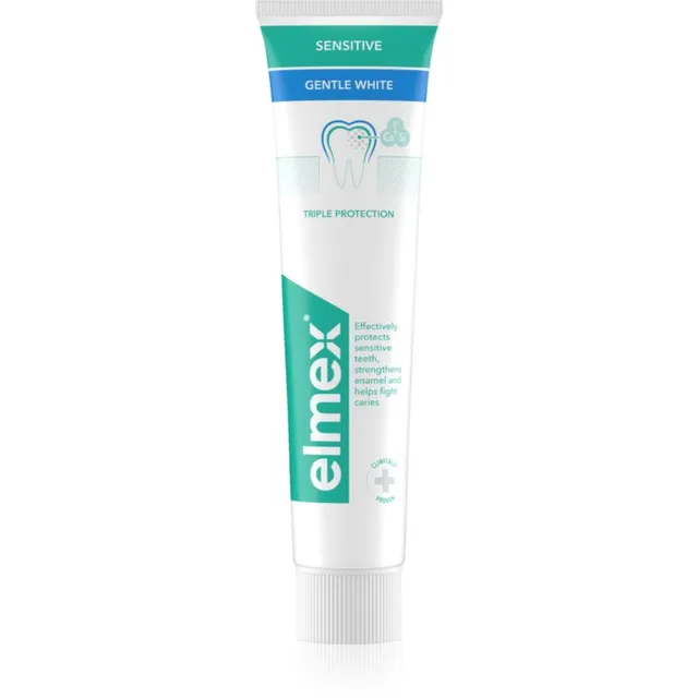 Elmex Sensitive Protection Gentle White Hambapasta loomulikeks valgeteks hammasteks 75 ml