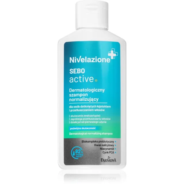 Farmona Nivelazione Sebo Active Normaliseeriv šampoon rasusele ja ärritunud nahale 100 ml