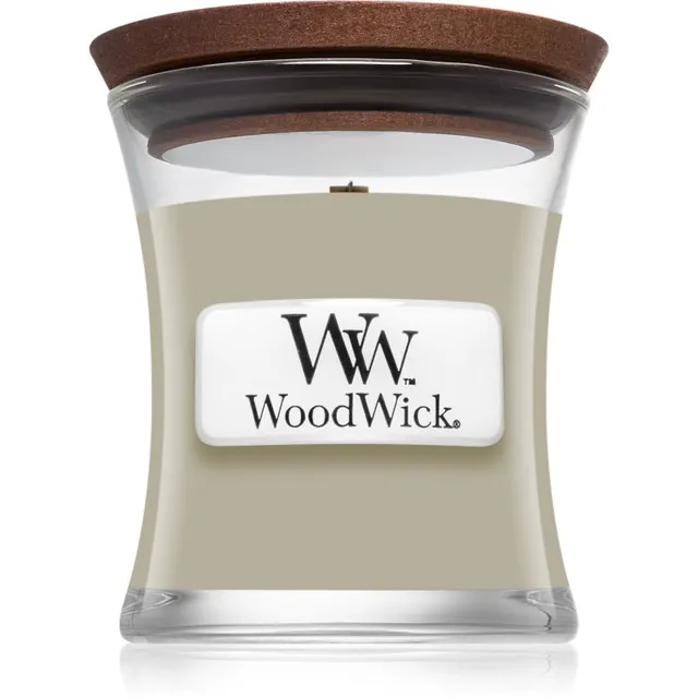 Woodwick Fireside Au Coin Du Feu lõhnaküünal puidust taht 85 g